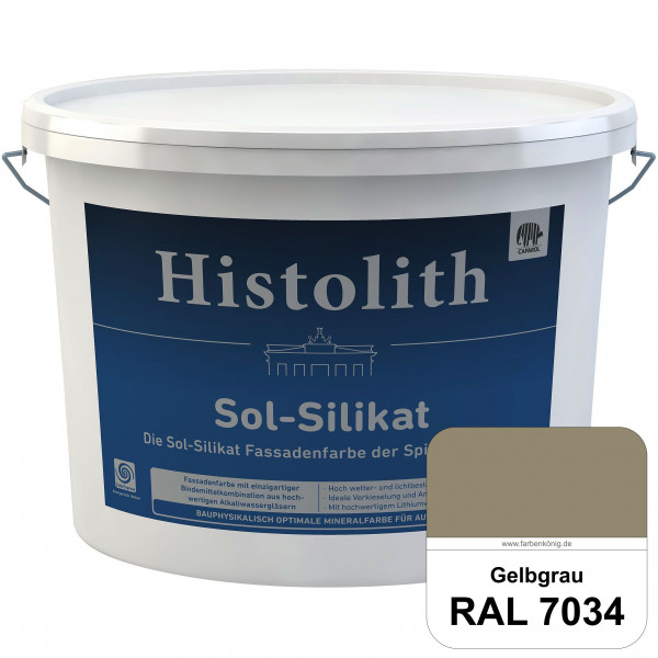 Histolith Sol-Silikat (RAL 7034 Gelbgrau) Die Sol-Silikatfarbe der Spitzenklasse