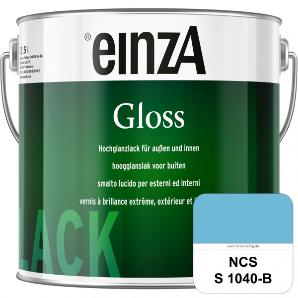 einzA Gloss (NCS S 1040-B) Hochwertiger Alkydharzlack in Premium-Qualität, hochglänzend.