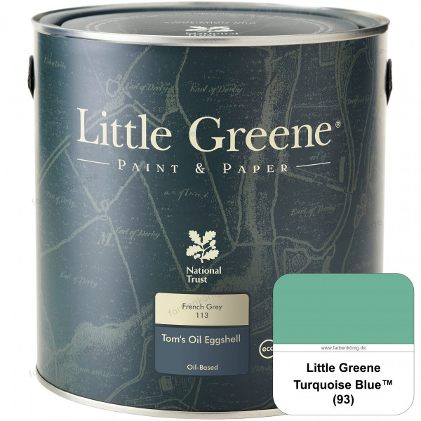 Tom's Oil Eggshell (93 Turquoise Blue)