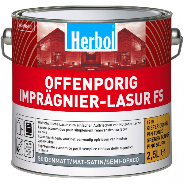 Offenporig Imprägnier-Lasur FS (Kiefer Dunkel)