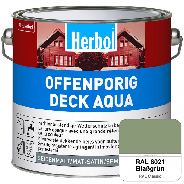 Offenporig-Deck Aqua (RAL 6021 Blassgrün)