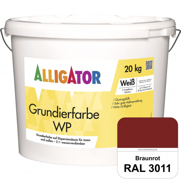 Grundierfarbe WP (RAL 3011 Braunrot)