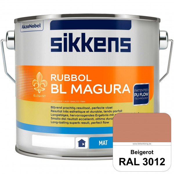 Rubbol BL Magura (RAL 3012 Beigerot) matter PU-Lack (wasserbasiert) innen & außen