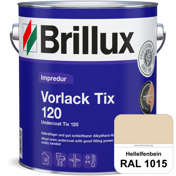 Impredur Vorlack Tix 120 (RAL 1015 Hellelfenbein) Vorlack für grundierte bzw. gespachtelten Holz- un