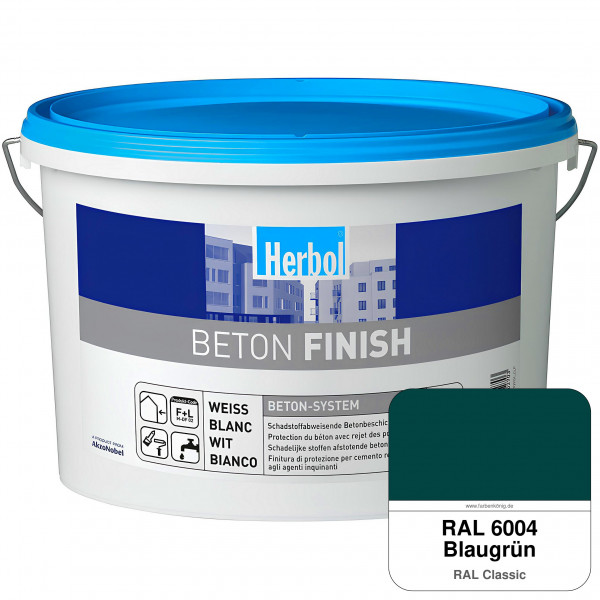 Beton Finish (RAL 6004 Blaugrün)