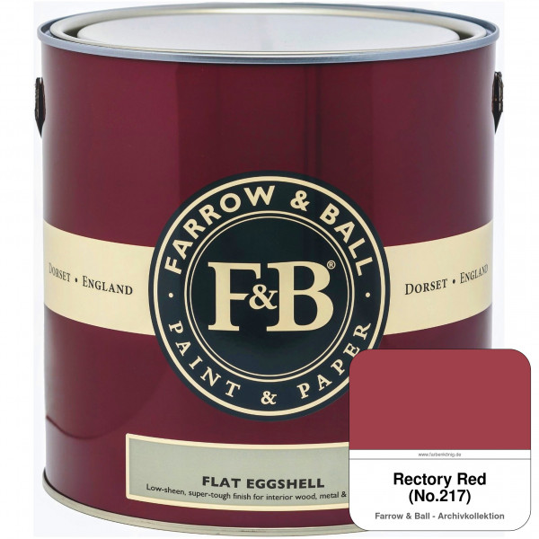 Flat Eggshell (Rectory Red No. 217)