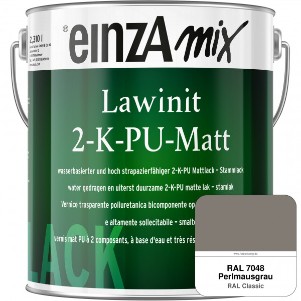 einzA Lawinit 2-K-PU Matt Stammlack (RAL 7048 Perlmausgrau)