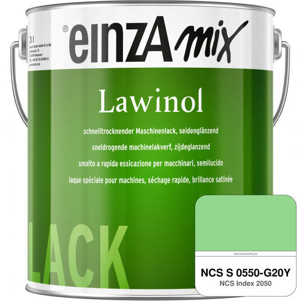 einzA Lawinol seidenglänzend (NCS S 0550-G20Y)
