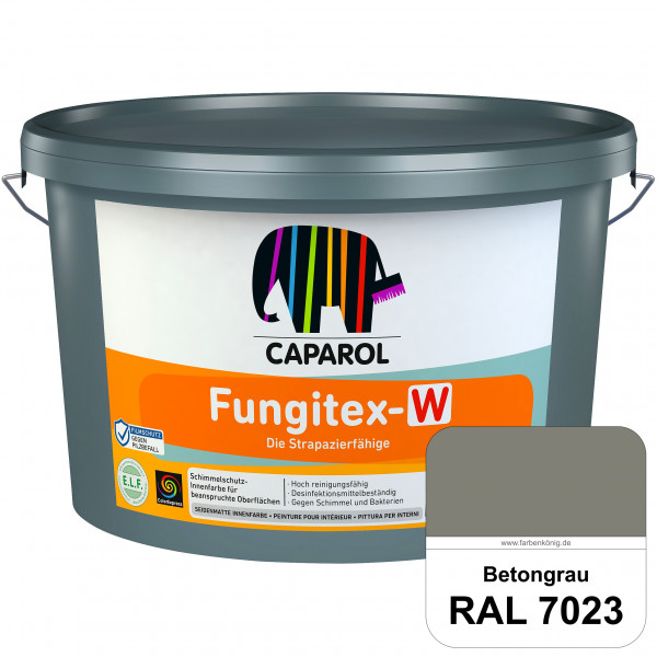 Fungitex-W (RAL 7023 Betongrau) Latexfarbe entsprechend der Verordnung für Lebensmittelhygiene