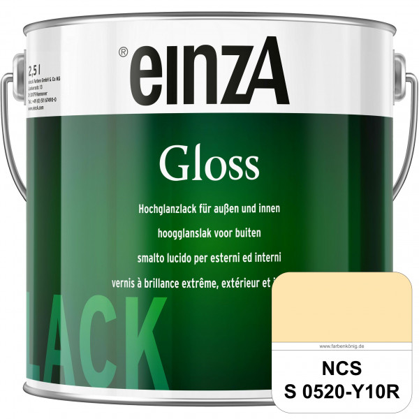 einzA Gloss (NCS S 0520-Y10R) Hochwertiger Alkydharzlack in Premium-Qualität, hochglänzend.