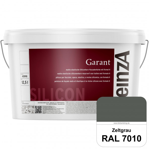 einzA Garant (RAL 7010 Zeltgrau) elastische Siliconharz-Fassadenfarbe