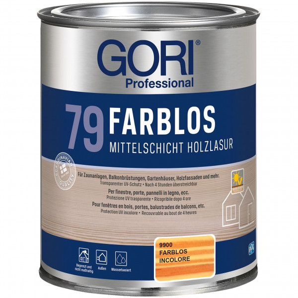 GORI 79 FARBLOS DÜNNSCHICHT LASUR