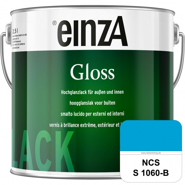 einzA Gloss (NCS S 1060-B) Hochwertiger Alkydharzlack in Premium-Qualität, hochglänzend.