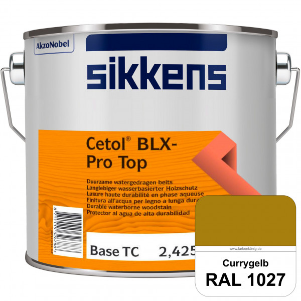 Cetol BLX-Pro Top (RAL 1027 Currygelb) Seidenglänzende & wasserdampfdurchlässige Dickschichtlasur au