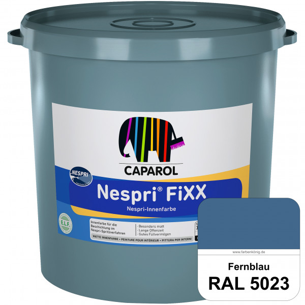 Nespri® FiXX (RAL 5023 Fernblau) Spezielle Innenfarbe für die rationelle Beschichtung im Nespri-Spri