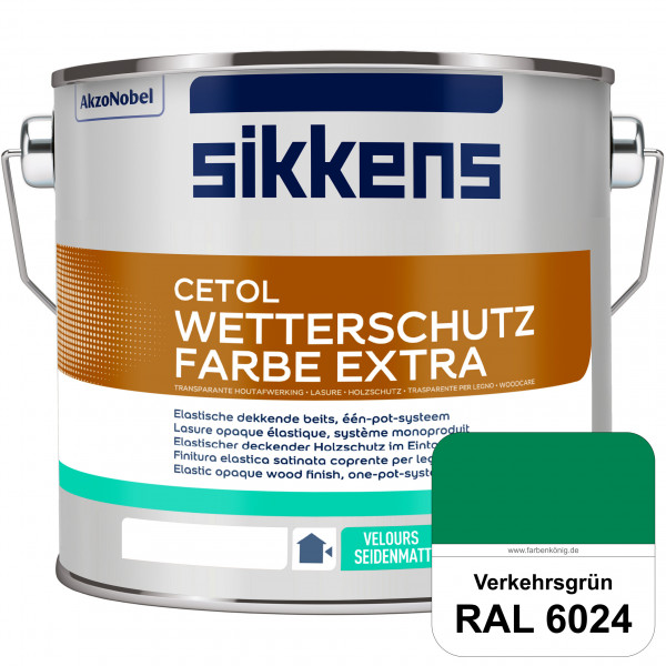 Cetol Wetterschutzfarbe Extra (RAL 6024 Verkehrsgrün)