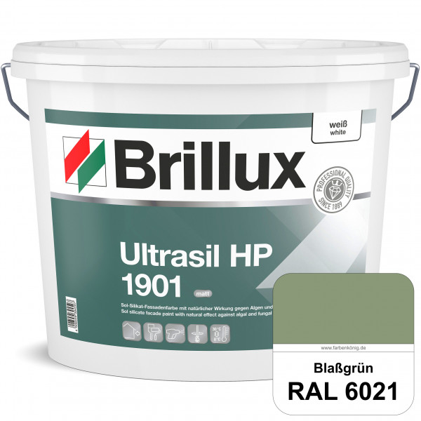 Ultrasil HP 1901 Silikat-Fassadenfarbe (RAL 6021 Blassgrün) Sol-Silikat-Fassadenfarbe ohne Biozidzus