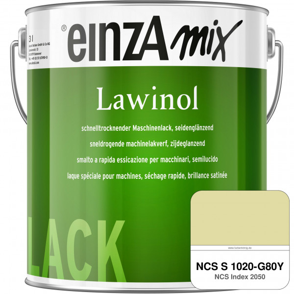 einzA Lawinol seidenglänzend (NCS S 1020-G80Y)