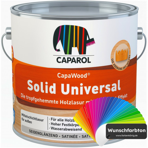 CapaWood® Solid Universal (Wunschfarbton) - ersetzt Capadur UniversalLasur