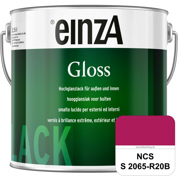 einzA Gloss (NCS S 2065-R20B) Hochwertiger Alkydharzlack in Premium-Qualität, hochglänzend.