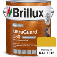 Lignodur UltraGuard 580 (Dauerschutzlasur 580) RAL 1012 Zitronengelb