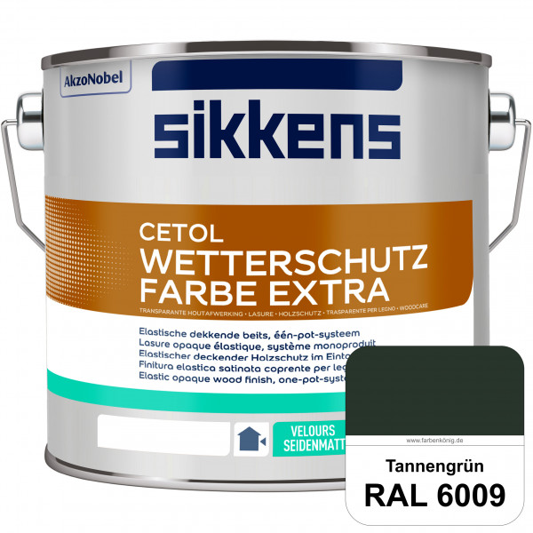 Cetol Wetterschutzfarbe Extra (RAL 6009 Tannengrün)