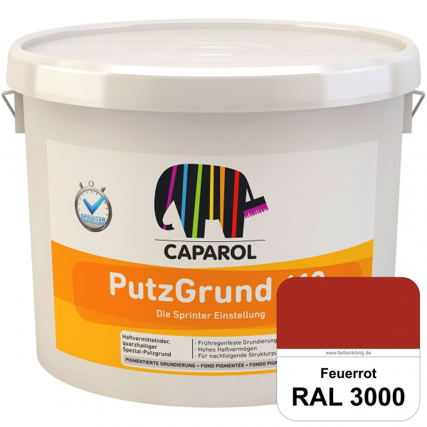 Putzgrund 610 SPRINTER (RAL 3000 Feuerrot) Grundanstrich & Haftbrücke für Strukturputz-Beschichtunge