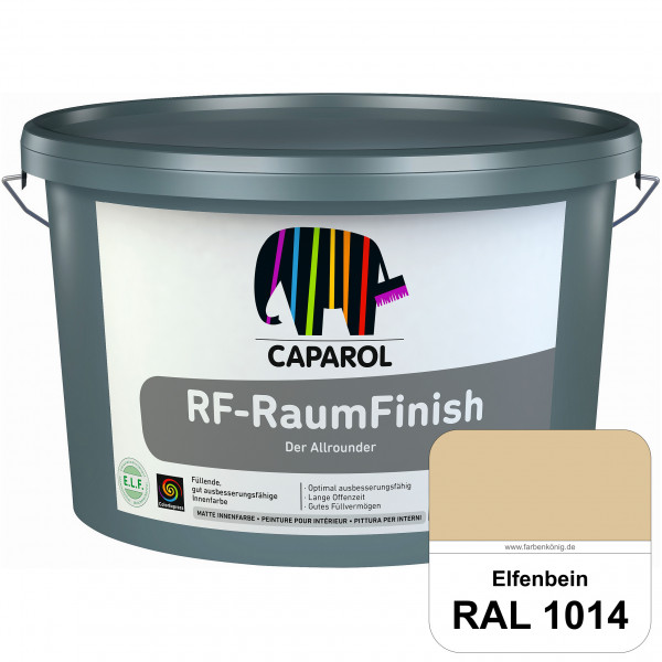 RF-RaumFinish (RAL 1014 Elfenbein) Füllende, gut ausbesserungsfähige matte Innenfarbe