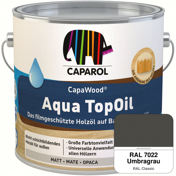 CapaWood® AquaTopOil (RAL 7022 Umbragrau)