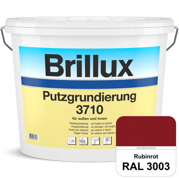 Putzgrundierung 3710 (RAL 3003 Rubinrot) Wetterbeständige & quarzhaltige Grundierfarbe auf Dispersio