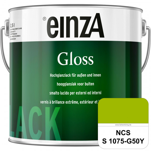 einzA Gloss (NCS S 1075-G50Y) Hochwertiger Alkydharzlack in Premium-Qualität, hochglänzend.