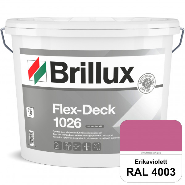 Flex-Deck ELF 1026 (RAL 4003 Erikaviolett) Hochwertige Innendispersion für Decken mit Installationen