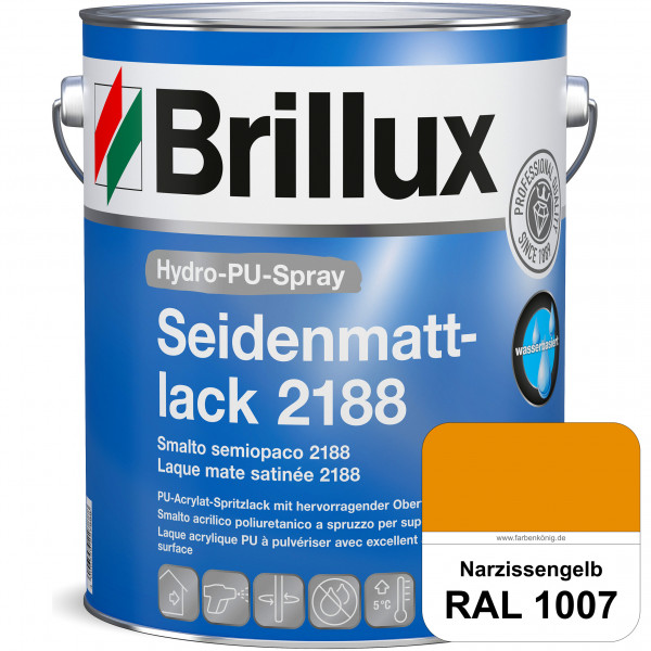 Hydro-PU-Spray Seidenmattlack 2188 (RAL 1007 Narzissengelb) hochwertiger Lack speziell für das XVLP-