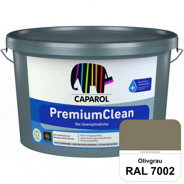 PremiumClean (RAL 7002 Olivgrau) Hoch reinigungsfähige Farbe für beanspruchte Flächen (innen)