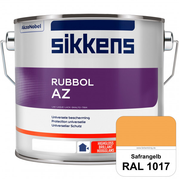 Rubbol AZ (RAL 1017 Safrangelb) Hochwertiger, universeller Hochglanzlack (lösemittelhaltig) außen