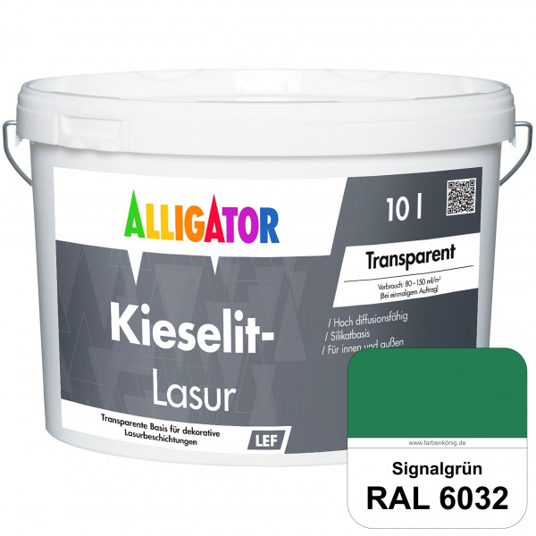 Kieselit-Lasur (RAL 6032 Signalgrün)