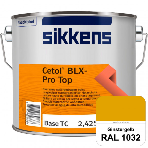 Cetol BLX-Pro Top (RAL 1032 Ginstergelb) Seidenglänzende & wasserdampfdurchlässige Dickschichtlasur