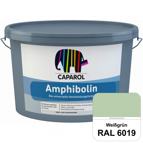Amphibolin (RAL 6019 Weißgrün) Universalfarbe auf Reinacrylbasis innen & außen