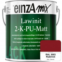 einzA Lawinit 2-K-PU Matt Stammlack (RAL 3003 Rubinrot)