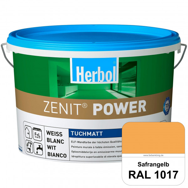 Herbol Zenit Power (RAL 1017 Safrangelb) Superdeckende ELF-Wandfarbe