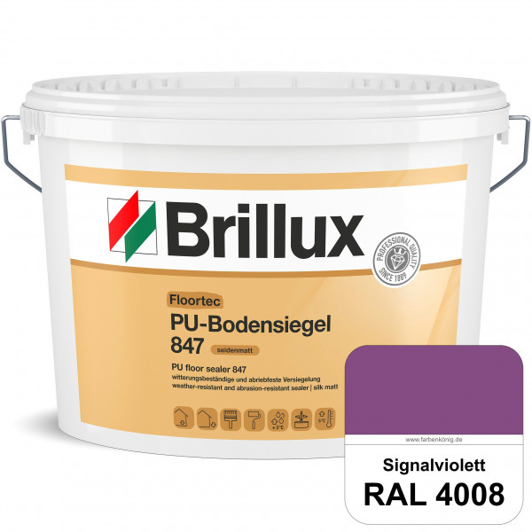 Floortec PU-Bodensiegel ELF 847 (RAL 4008 Signalviolett) seidenmatt, witterungsbeständig, außen & in