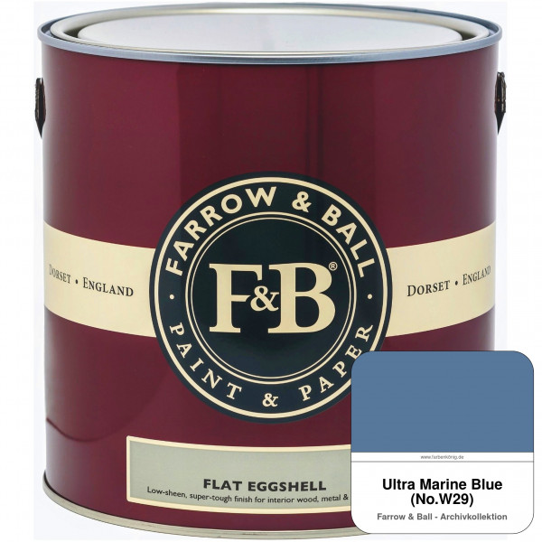 Flat Eggshell (Ultra marine Blue No. W29)