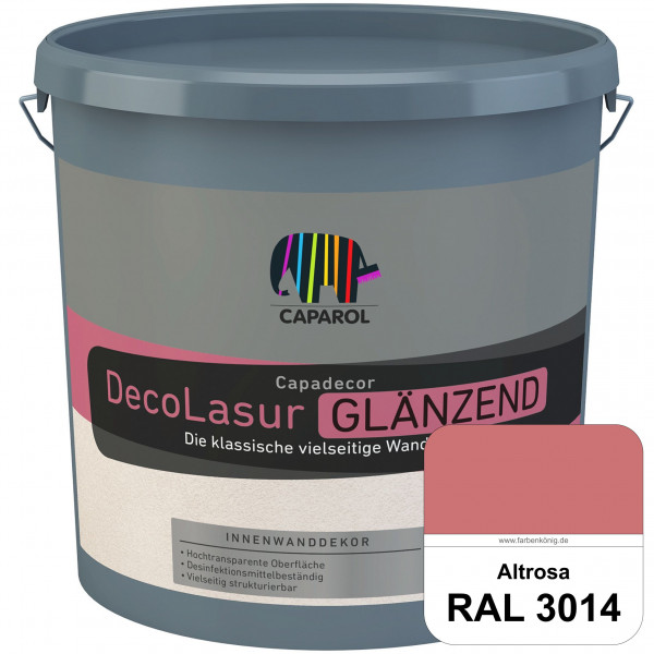Capadecor DecoLasur Glänzend (RAL 3014 Altrosa) Glänzende Lasurfarbe auf Dispersionsbasis (innen)