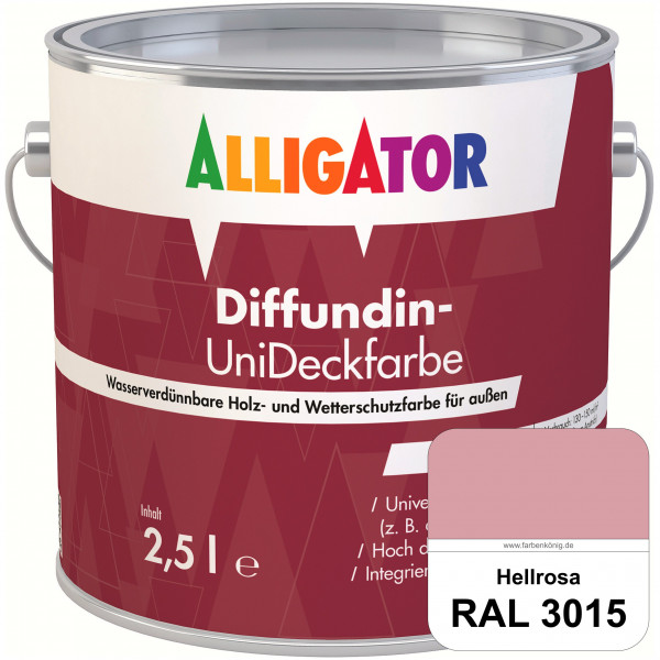 ALLIGATOR Diffundin-UniDeckfarbe (RAL 3015 Hellrosa)