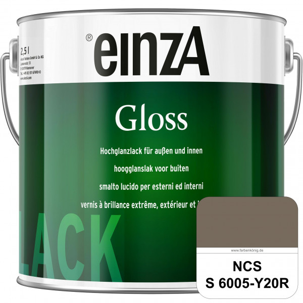 einzA Gloss (NCS S 6005-Y20R) Hochwertiger Alkydharzlack in Premium-Qualität, hochglänzend.