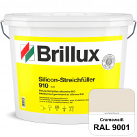 Silicon-Streichfüller 910 (RAL 9001 Cremeweiß) Optischen Egalisierung von z.B. Strukturunterschieden