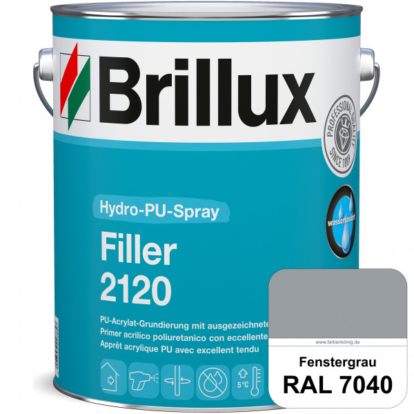 Hydro-PU-Spray Filler 2120 (RAL 7040 Fenstergrau) hochwertige Grund- & Zwischenbeschichtungen im Spr