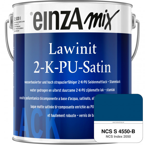 einzA Lawinit 2-K-PU Satin Stammlack (NCS S 4550-B)