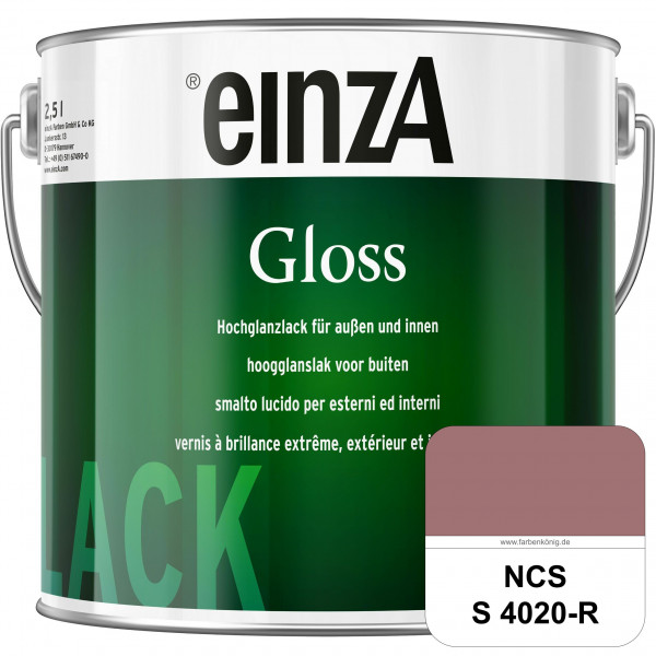 einzA Gloss (NCS S 4020-R) Hochwertiger Alkydharzlack in Premium-Qualität, hochglänzend.