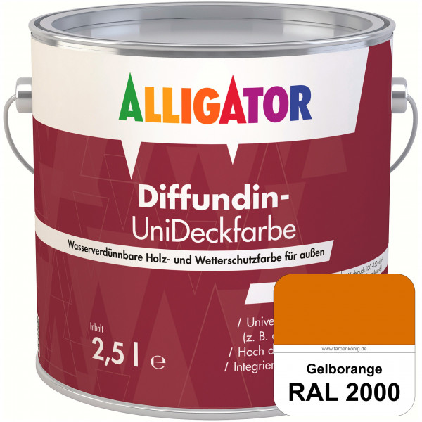 ALLIGATOR Diffundin-UniDeckfarbe (RAL 2000 Gelborange)